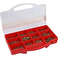 Connex DP8500085 - Estuche con tornillos surtidos (cabeza de Torx- cabeza avellanada- 900 unidades- galvanizados)